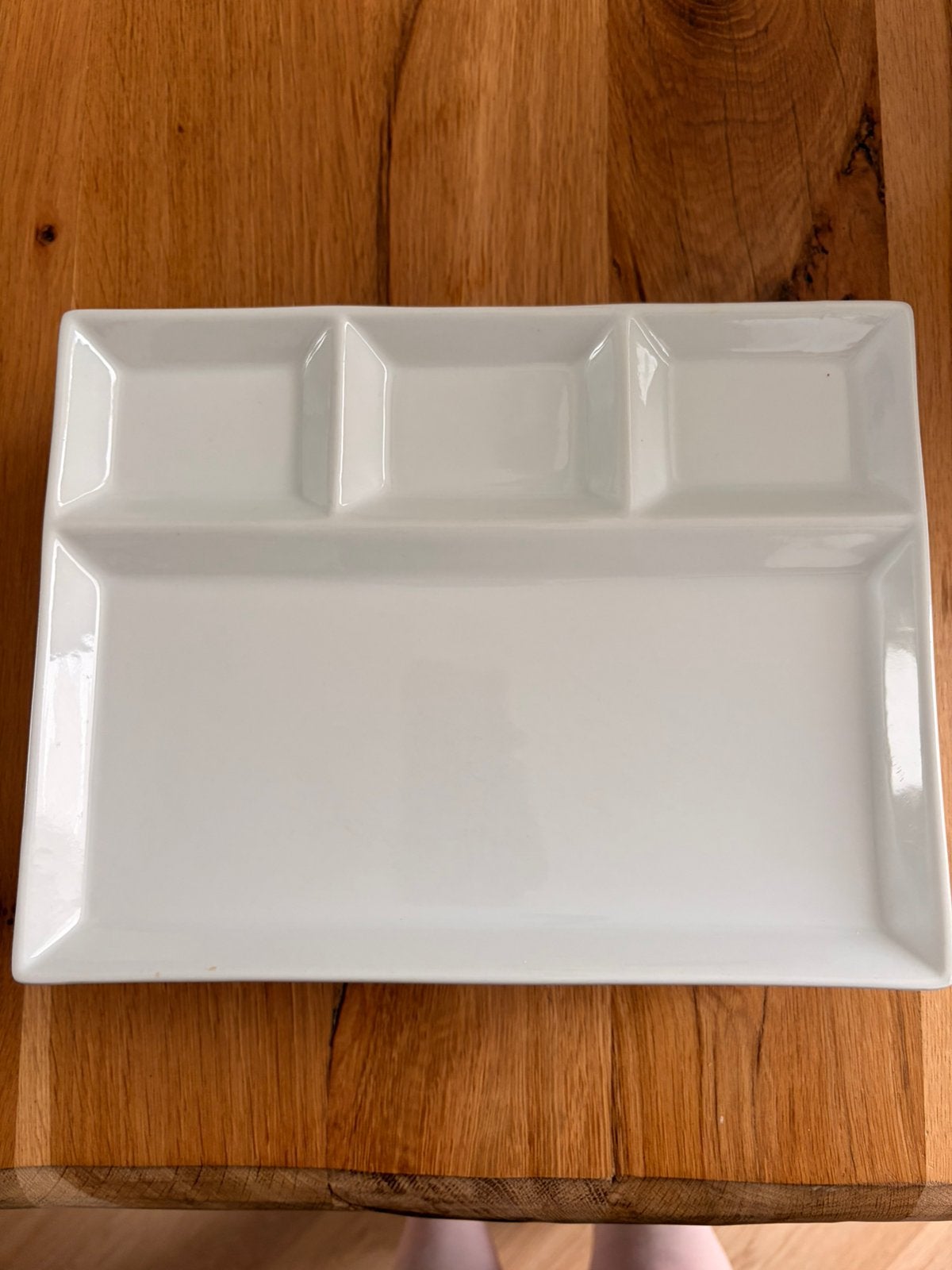 6x gourmet borden, Ophalen, Zo goed als nieuw, Rond, Hout