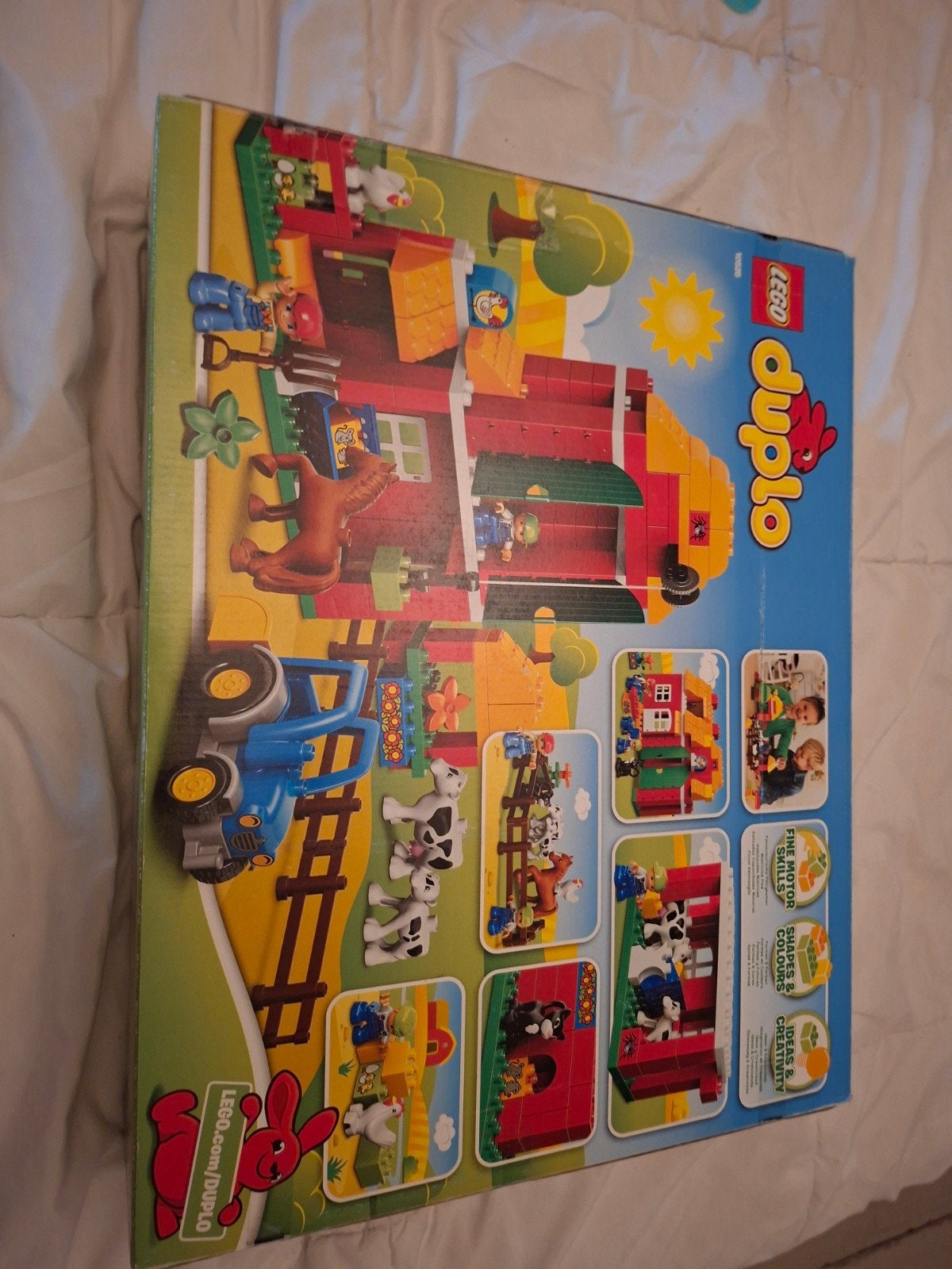 duplo grote boerderij set 10525, Ophalen, Zo goed als nieuw, Compleet, Duplo