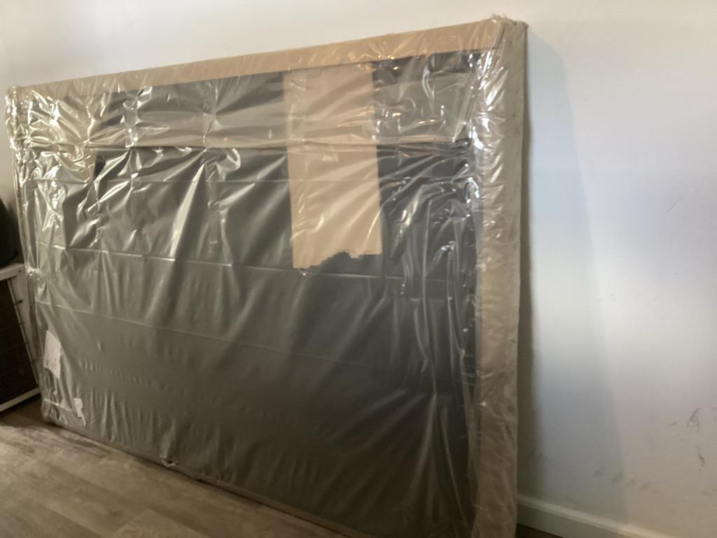 Hoofdbord voor boxspring 180x200, Huis en Inrichting, Slaapkamer | Bedden, Ophalen, Zwart, Tweepersoons, Zo goed als nieuw
