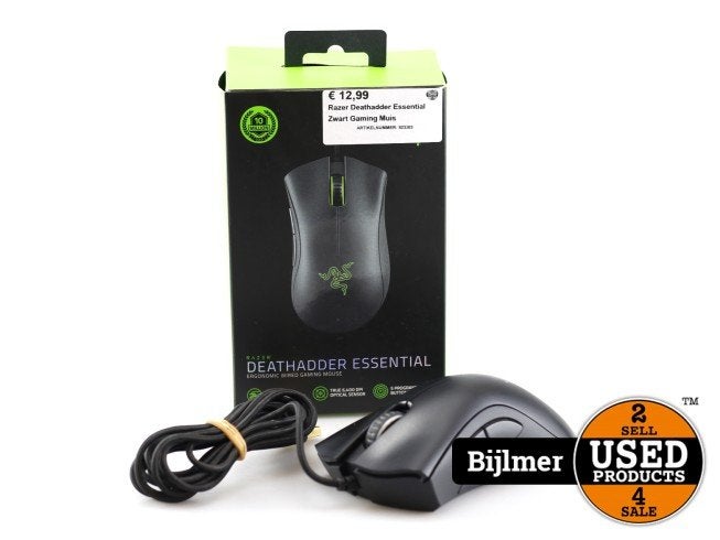 Razer Deathadder Essential Zwart Gaming Muis