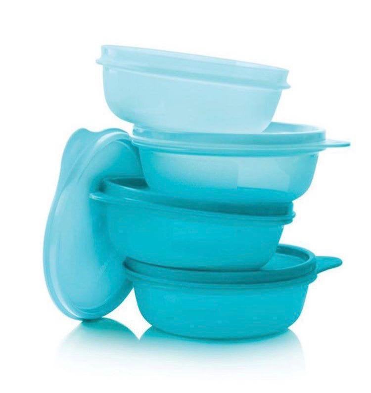 Tupperware RuimteSchaaltjes 300gr (4) NİEUW, Huis en Inrichting, Keuken | Tupperware, Ophalen of Verzenden, Nieuw, Schaal