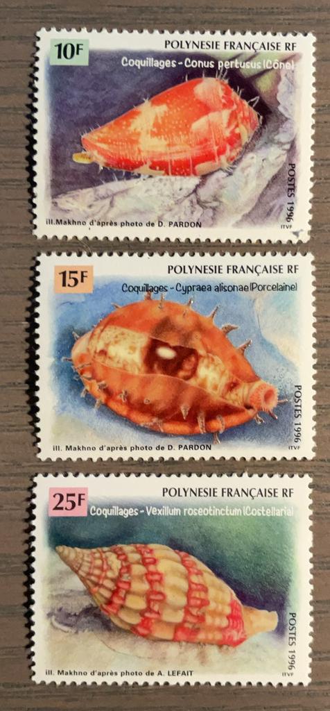 Polynesië - schelpen, Ophalen of Verzenden, Postfris