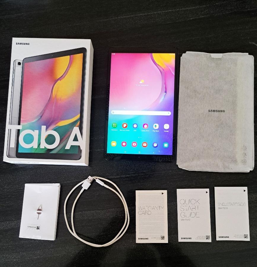 Samsung Galaxy Tab A in Doos met alle Accesoires, 10 inch, Gebruikt, 32 GB, Tab A
