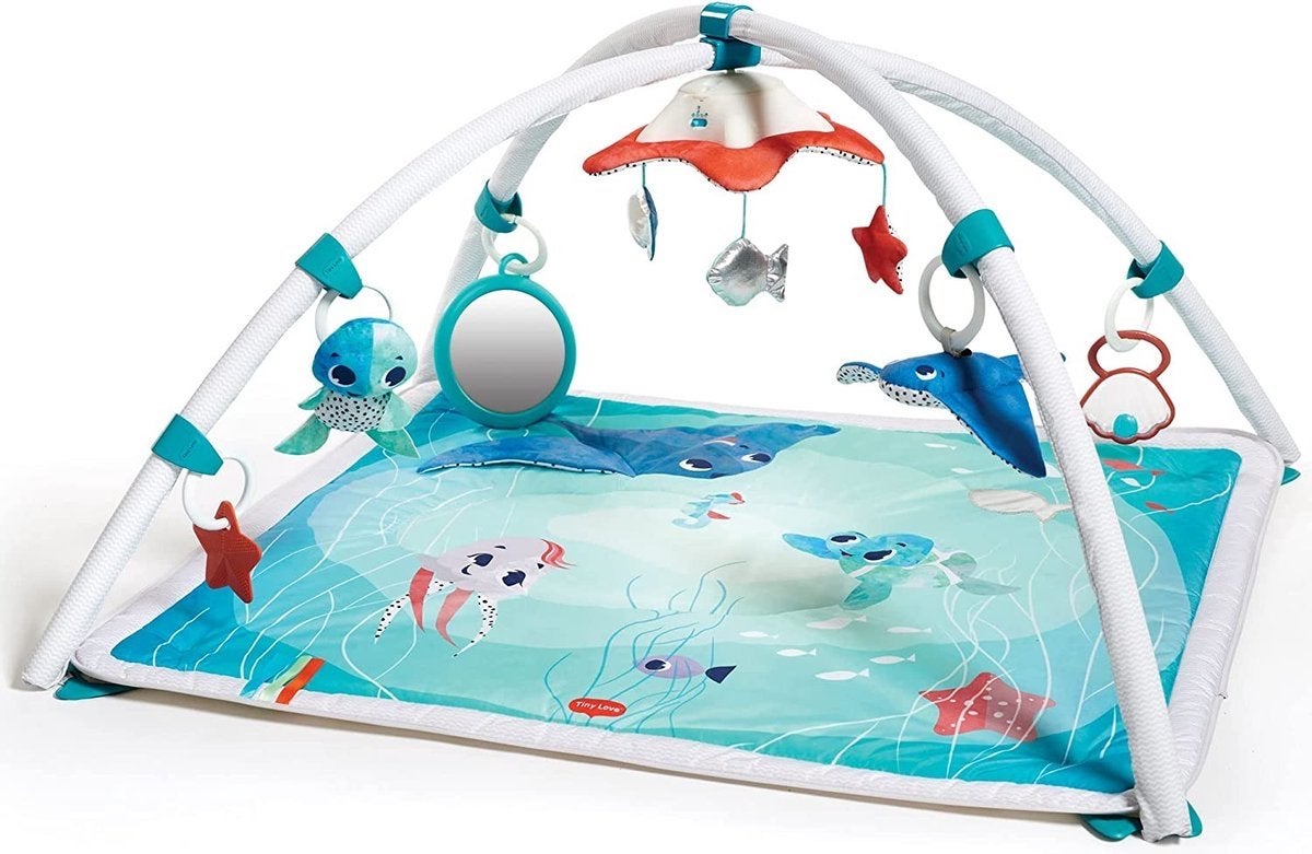Tiny Love Babygym: speelkleed met rustige muziekjes, Kinderen en Baby's, Ophalen, Zo goed als nieuw, Babygym, Met licht