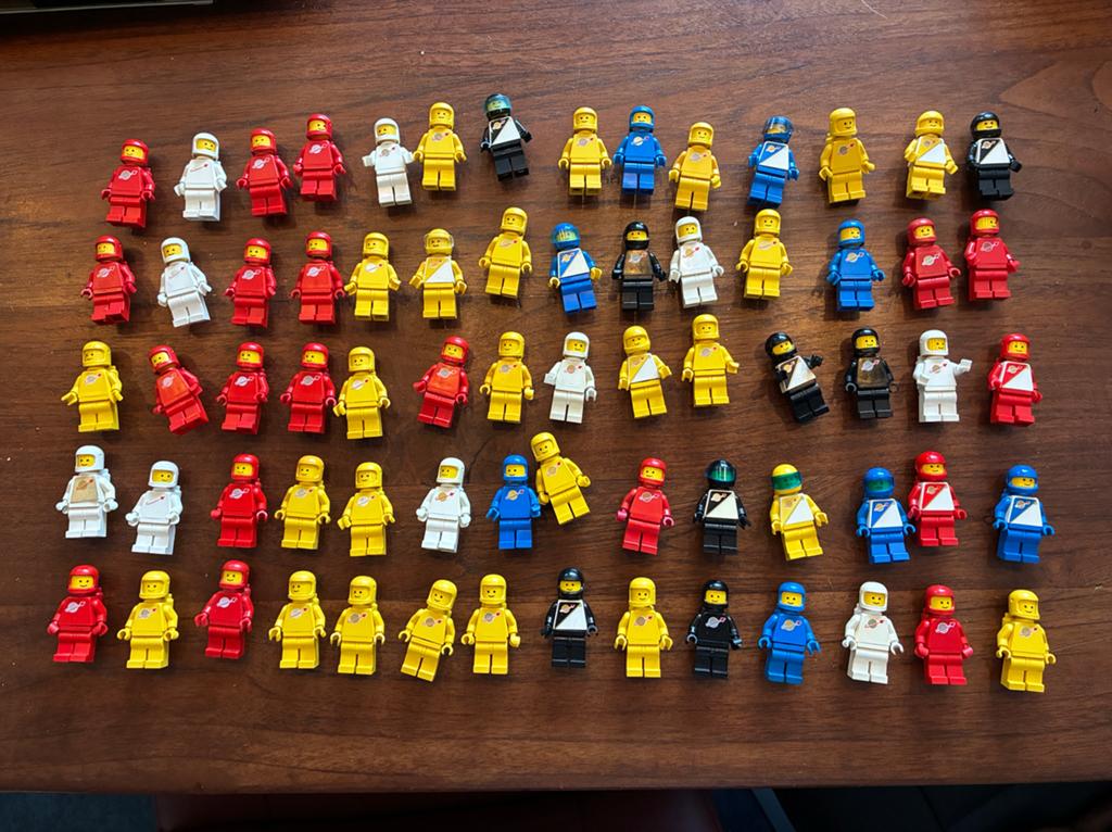 Lego space minifiguren ruimte, Inclusief minifiguren, Gebruikt, Lego, Ophalen of Verzenden