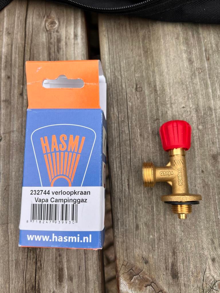 Hasmi Verloopkraan Vapa Campinggaz, Ophalen of Verzenden, Nieuw