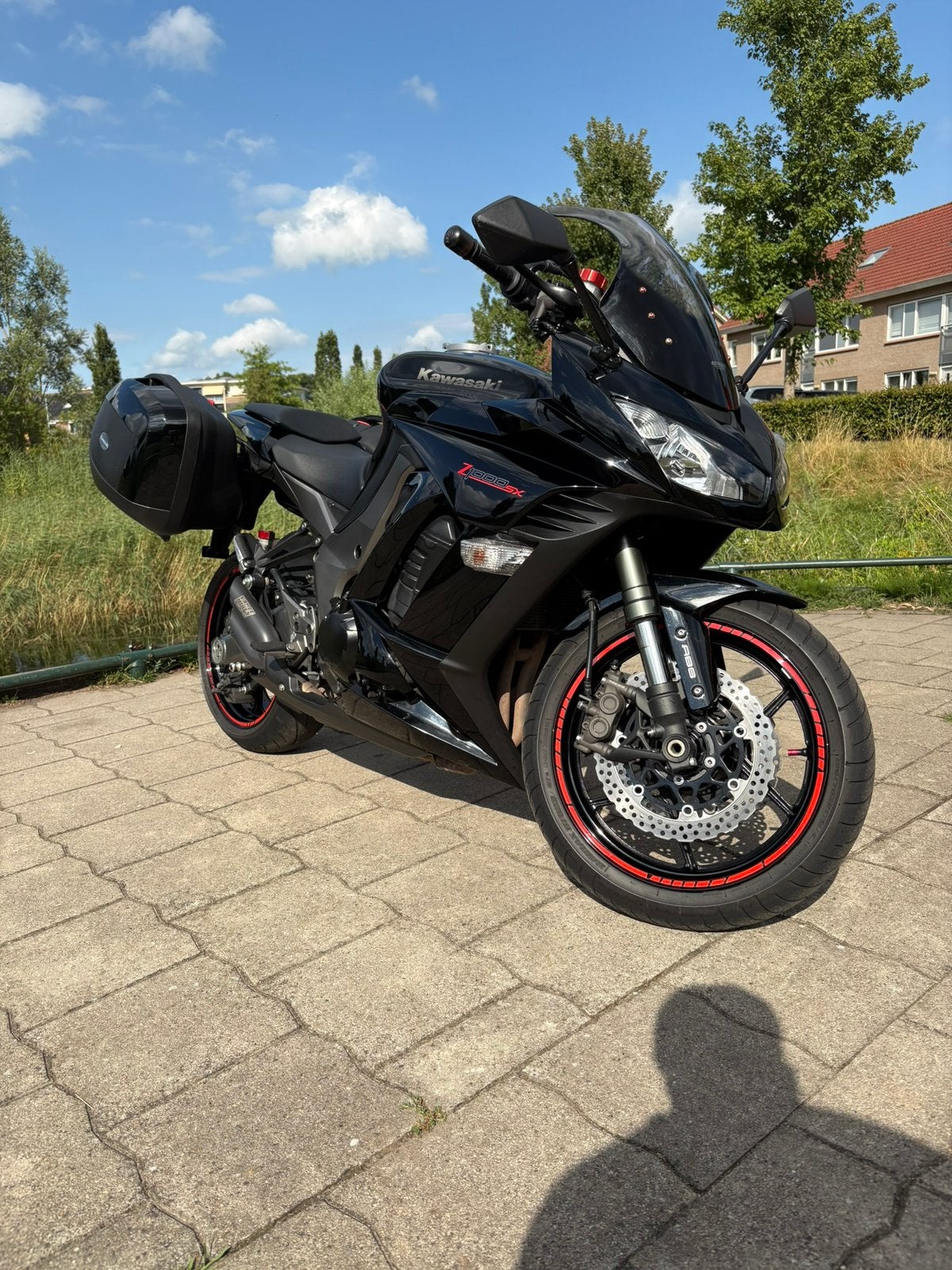 Kawasaki Toermotor met zijkoffers, Motorrijbewijs A, Gebruikt, Particulier, Toermotor