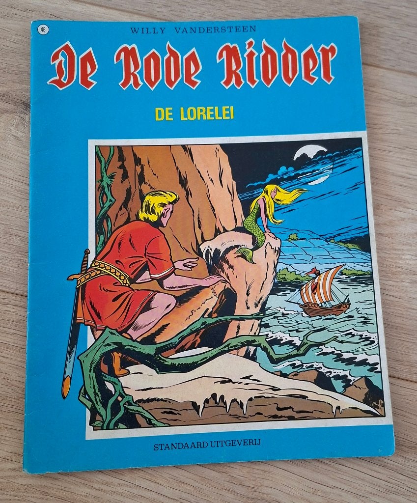 46 - De Rode Ridder - De lorelei, Boeken, Eén stripboek, Ophalen of Verzenden, Gelezen, Willy Vandersteen