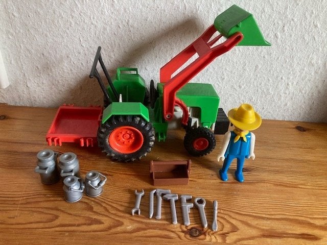 Playmobil vintage tractor 3500 jaren 70/80 oud, Complete set, Voertuig, Ophalen of Verzenden, Zo goed als nieuw