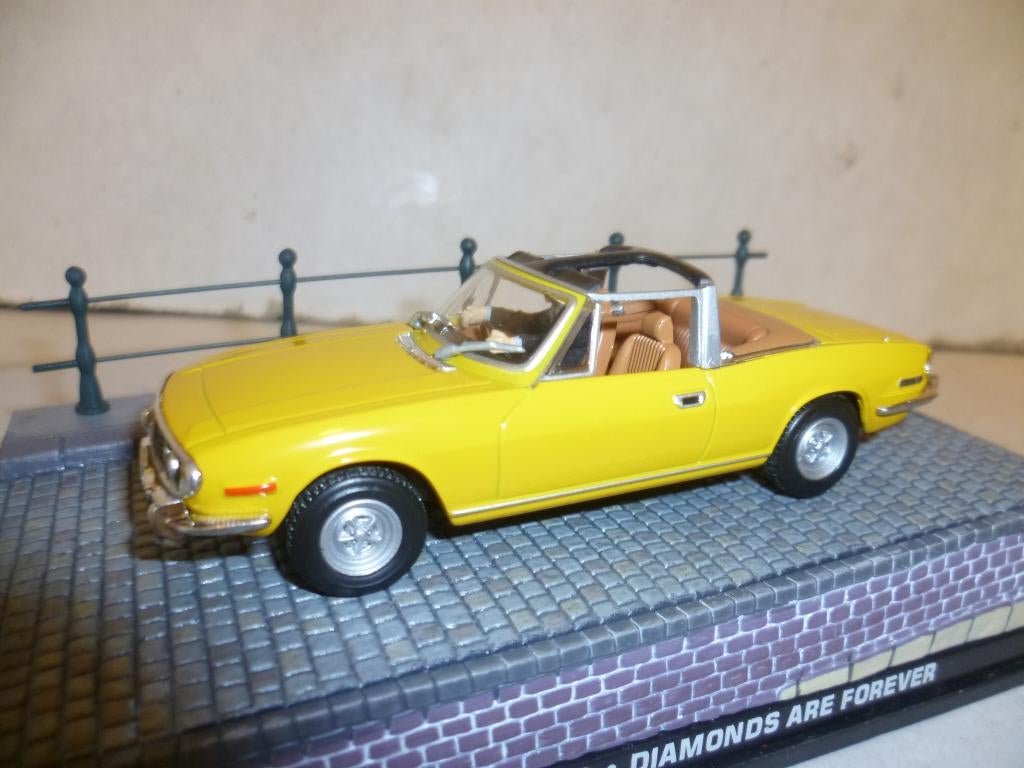 Triumph Stag James Bond film Diamond Are Forever 1:43 auto, Ophalen of Verzenden, Nieuw, Film, Beeldje, Replica of Model