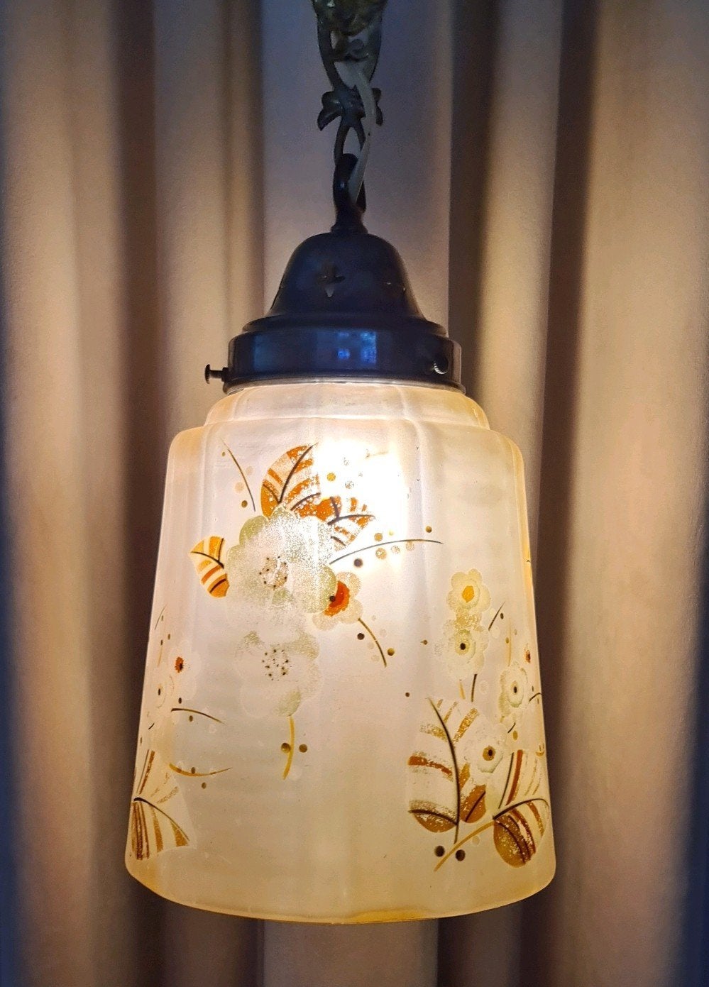 Artdeco hanglamp '30, Antiek en Kunst, Ophalen of Verzenden