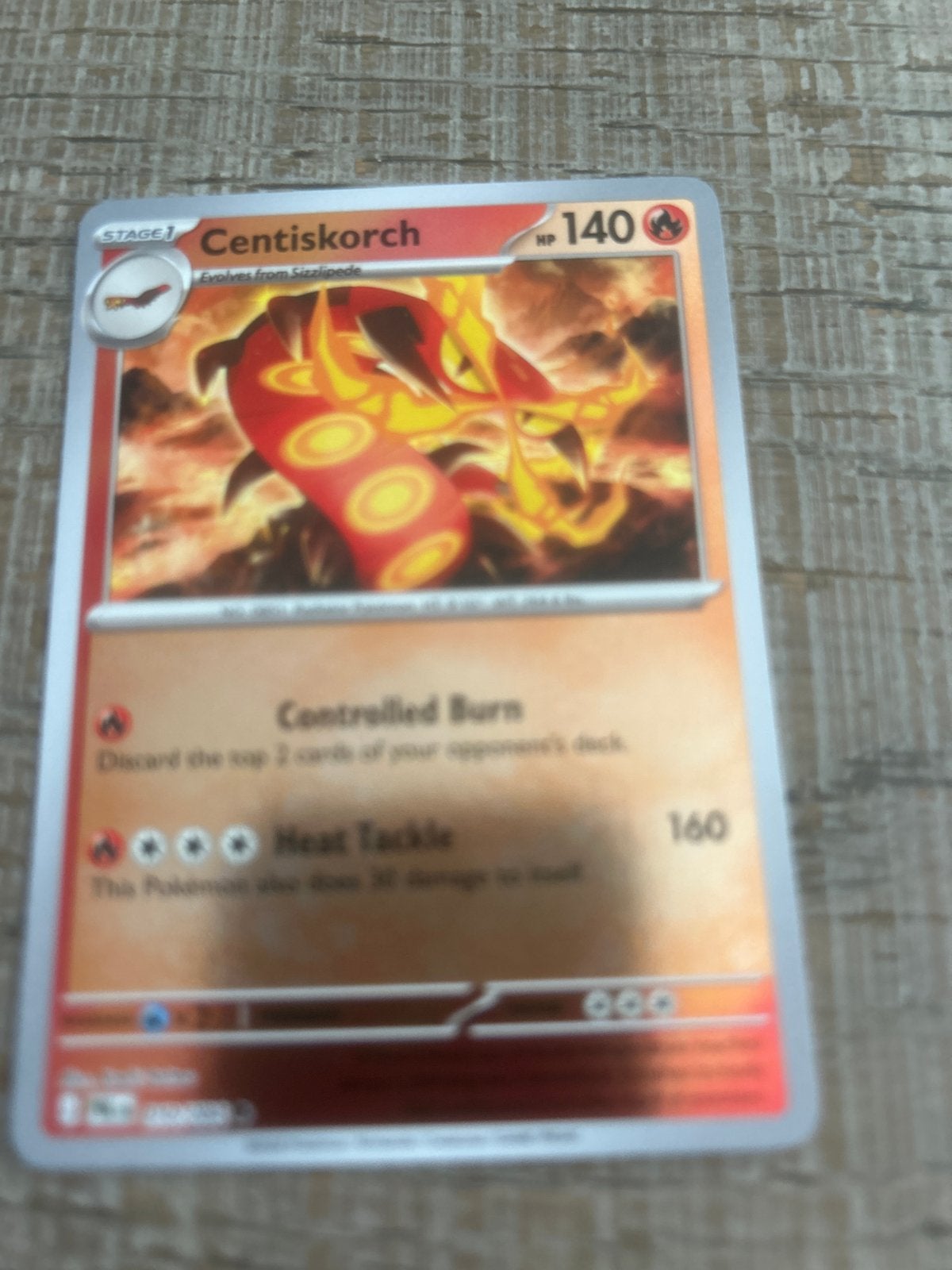 Pokémon Kaart Centiskorch VMAX - Zeldzaam en Krachtig, Ophalen of Verzenden, Zo goed als nieuw, Losse kaart