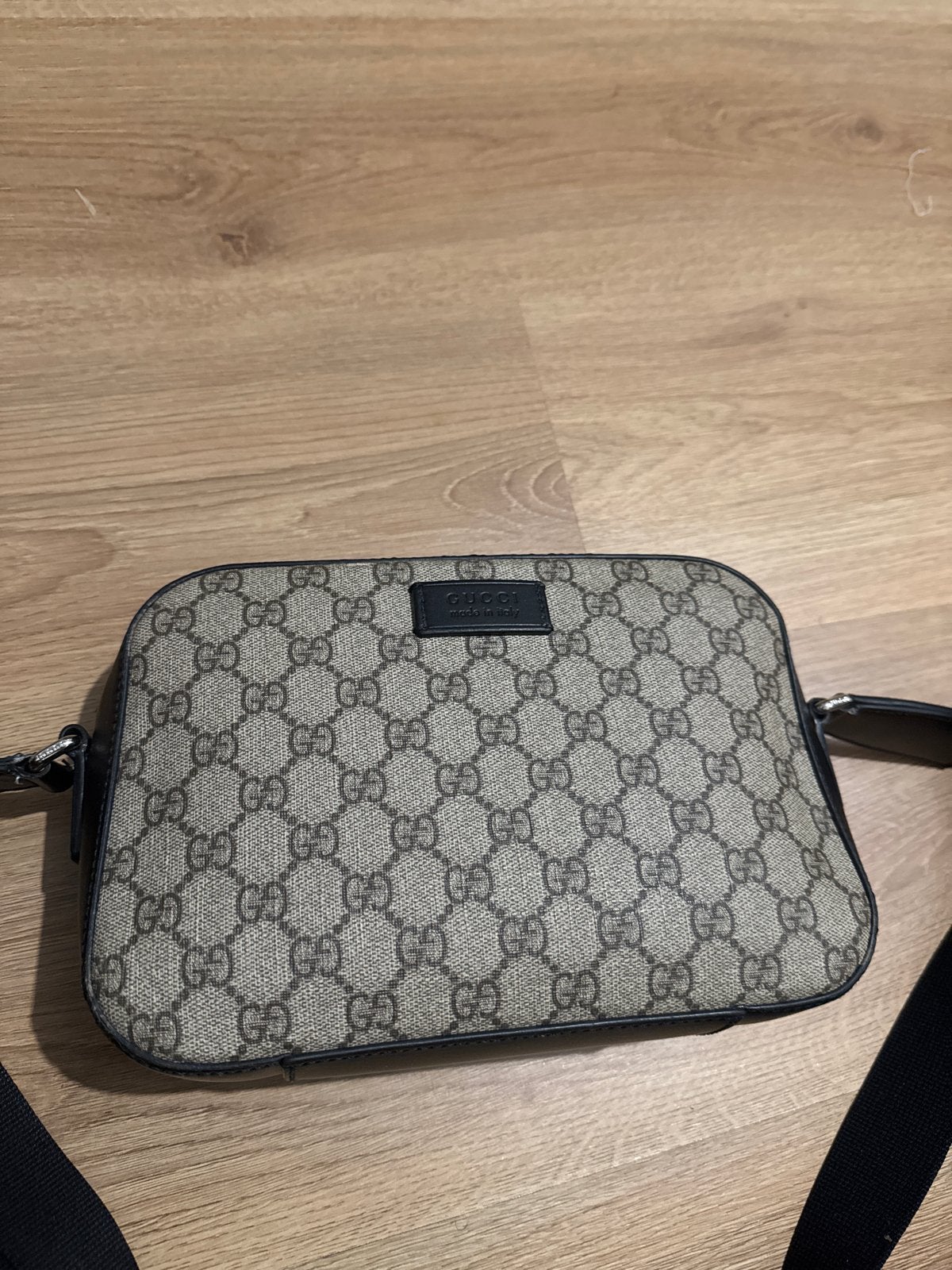 Gucci GG Supreme Schoudertasje origineel, Ophalen of Verzenden, Zo goed als nieuw, Bruin, Schoudertasje