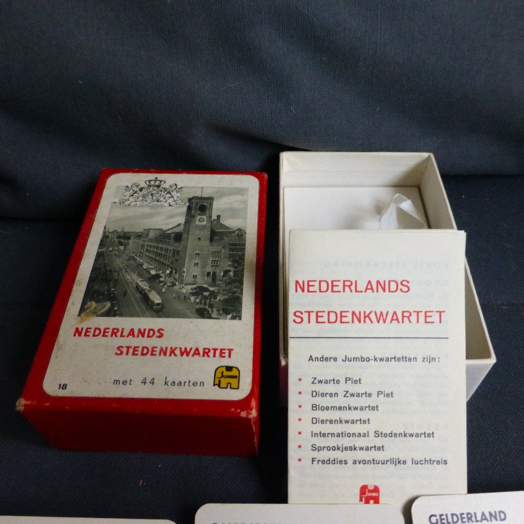 Kwartet Nederlandse steden van Jumbo nr 18, Verzamelen, Ophalen of Verzenden, Zo goed als nieuw, Kwartet(ten)