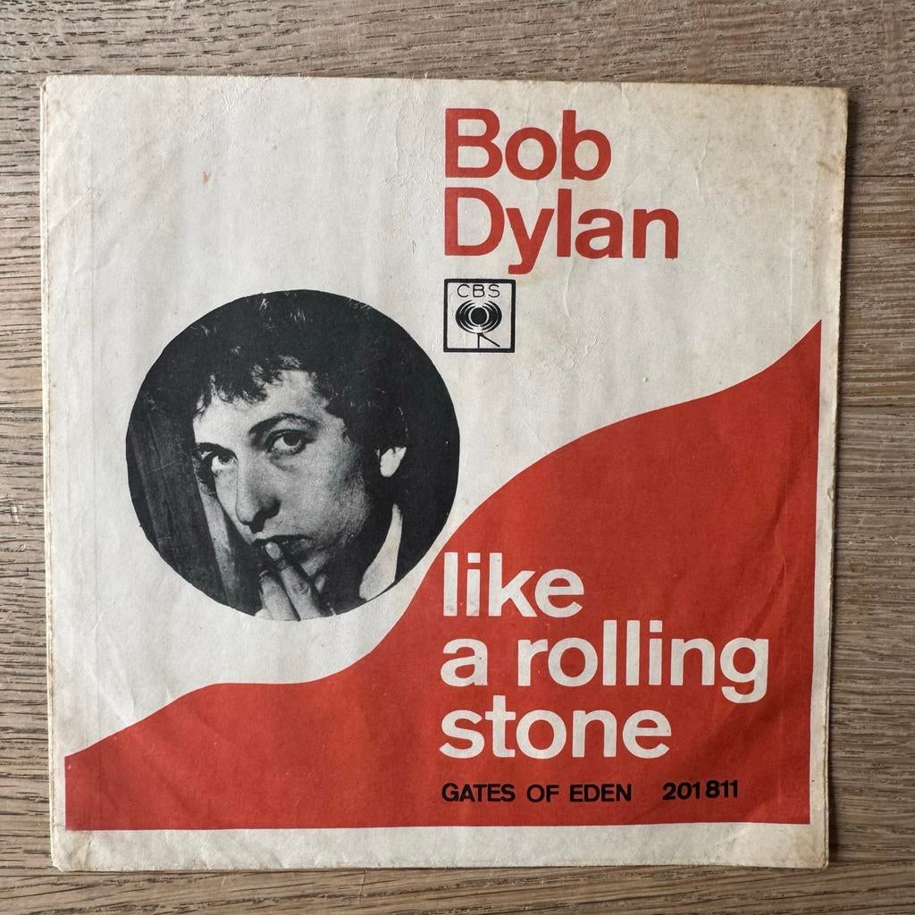 Bob Dylan - Like A Rolling Stone single vinyl 1965 Folk Rock, Ophalen of Verzenden, Gebruikt, Rock en Metal