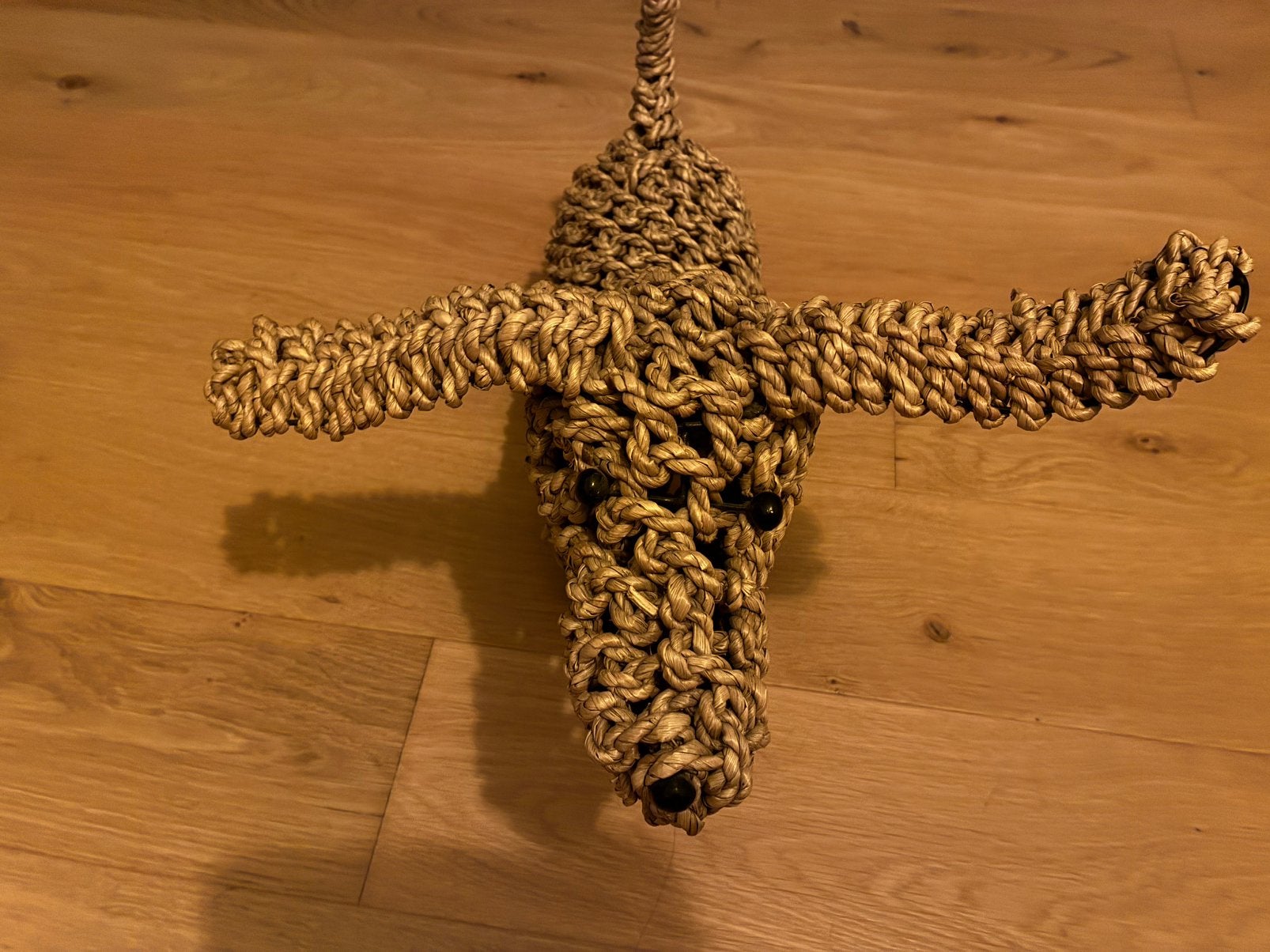 Rotan decoratie hond, Ophalen, Nieuw
