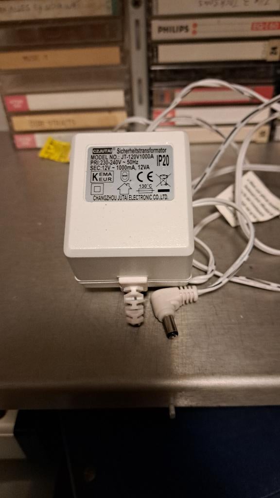 Adapter 12V/1000mA CZJUTAI (Z262-29), Ophalen of Verzenden, Zo goed als nieuw
