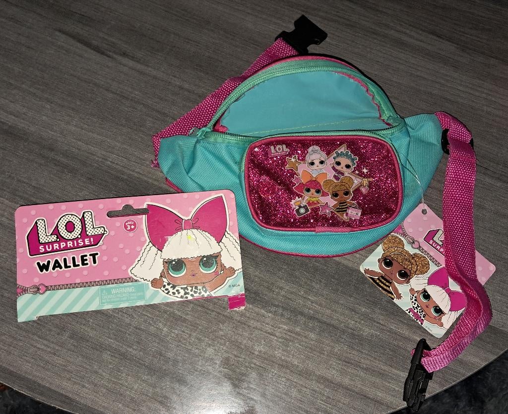 Nieuwe Kinder heuptasje + portemonee van L.O.L, Kinderen en Baby's, Verzenden, Nieuw