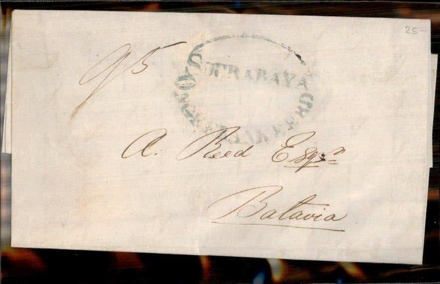 Nederlands Indië - Stempel - 1851, Ophalen of Verzenden, Briefkaart