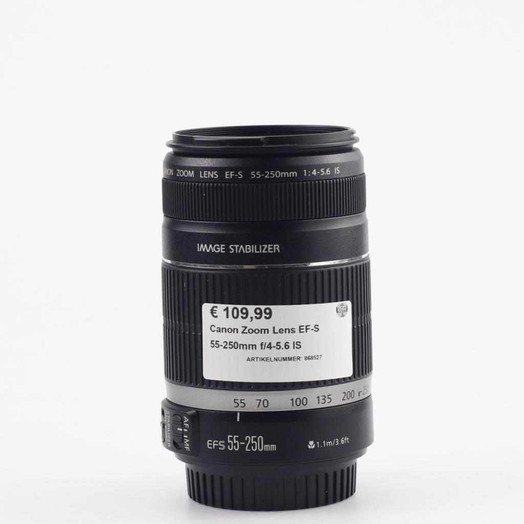 Canon Zoom Lens EF-S 55-250mm f/4-5.6 IS, Canon, Zo goed als nieuw, Support@canon.com, 30-2, Shimomaruko 3-chome, Ohta-ku
Tokyo 146-8501
Japan