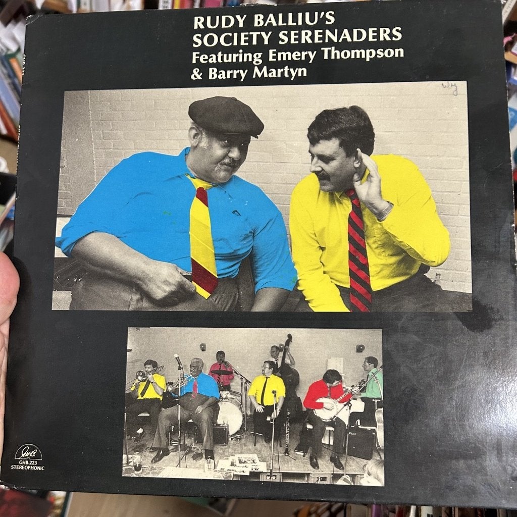 Rudy Balliu's society Serenaders: Featuring Emery Thompson, Ophalen of Verzenden, Zo goed als nieuw, Jazz