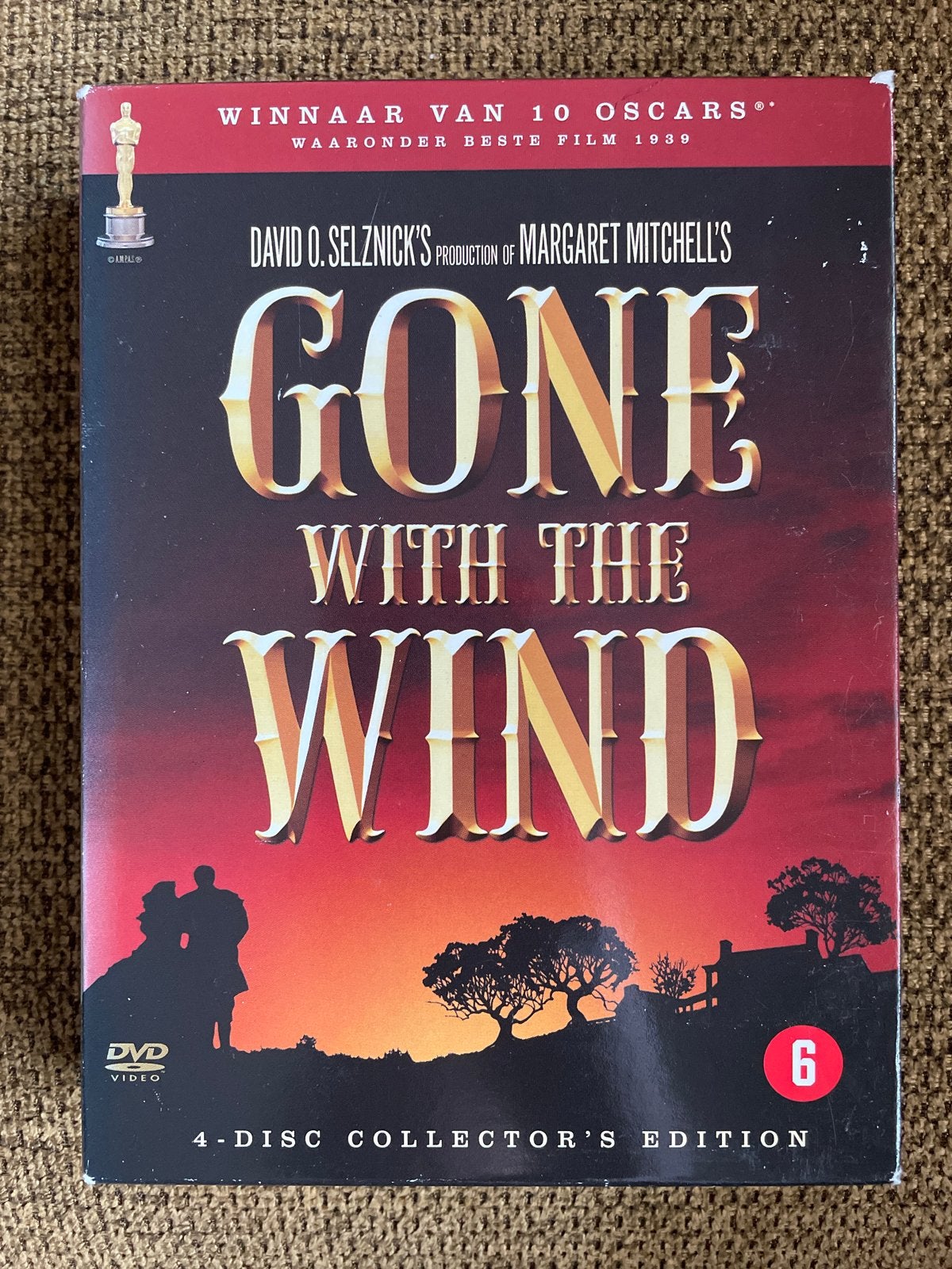 Gone With The Wind - 4-Disc Collector's Edition DVD, Nederlands, Zo goed als nieuw, Vanaf 6 jaar, Engels