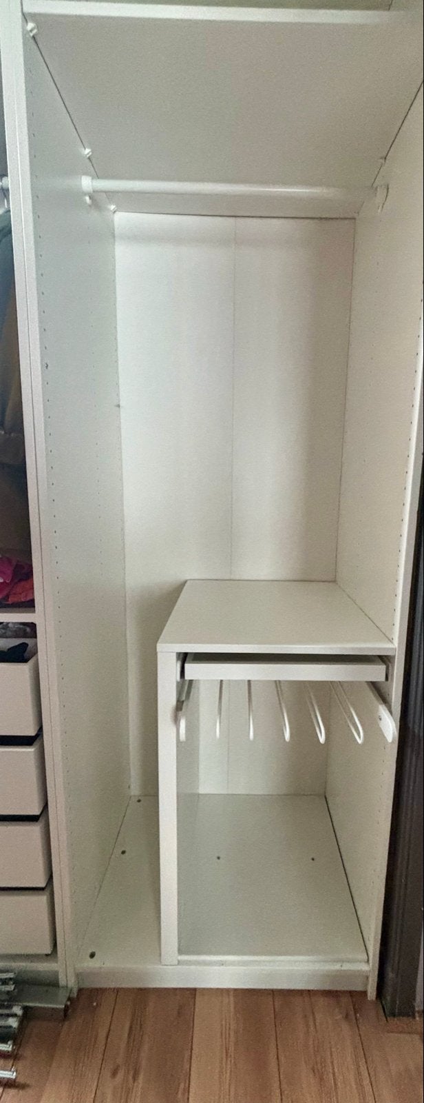 IKEA Pax complement broekhanger en lade en verdeler, Ophalen, Gebruikt, 200 cm of meer, 50 tot 100 cm