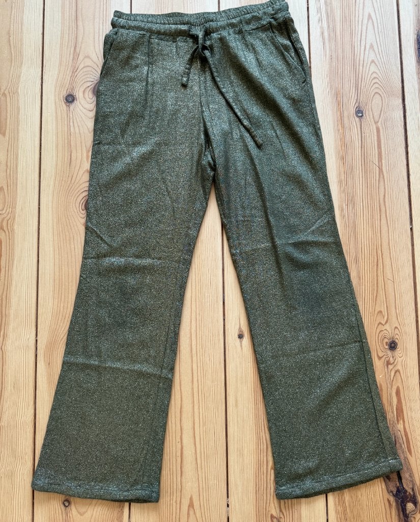 Broek Jane Lushka - Koper Groen Goud - Small / maat 36, Ophalen of Verzenden, Zo goed als nieuw, Jane Lushka, Maat 36 (S)