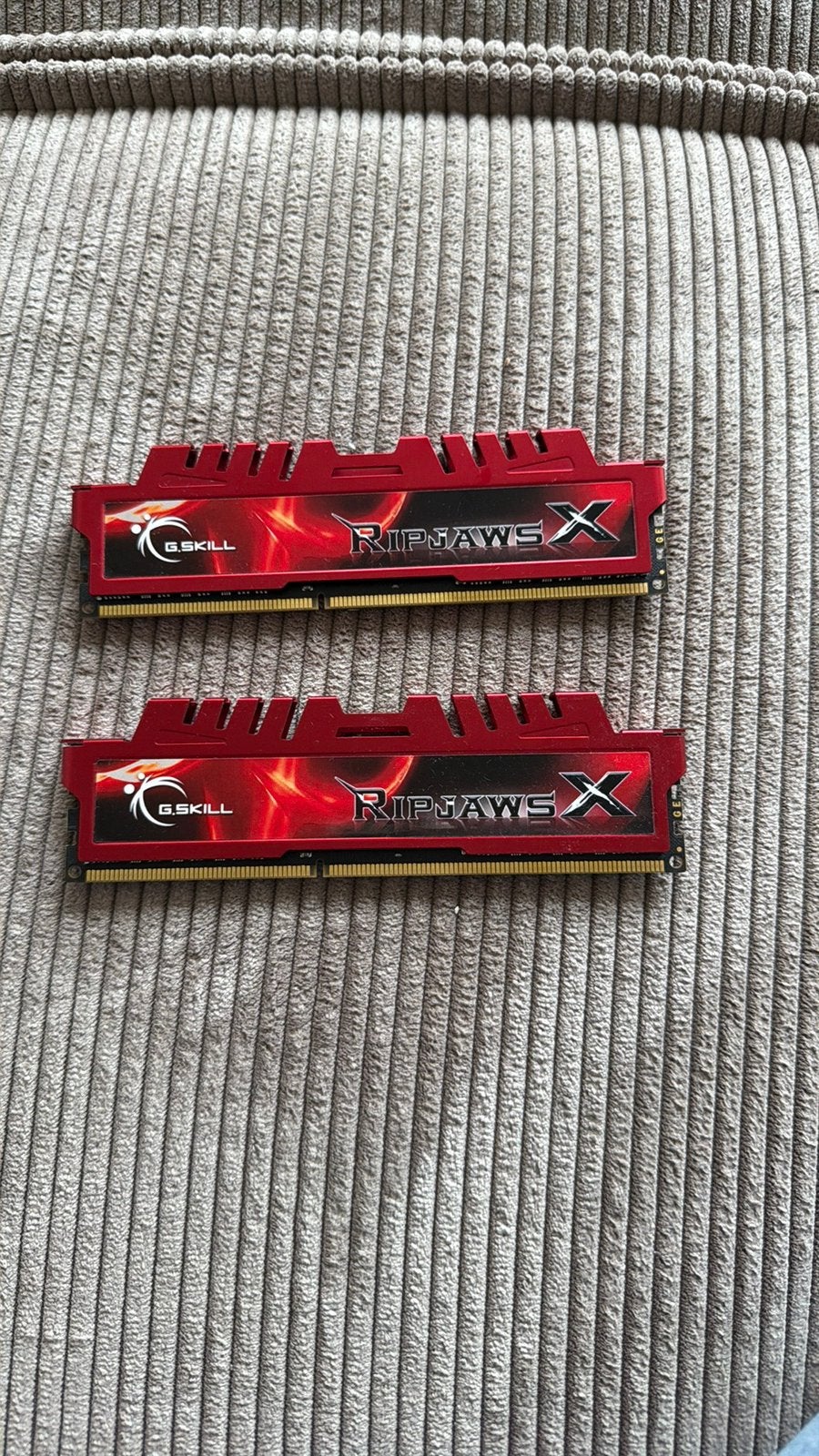 G.Skill RipjawsX 16GB DDR3 1600MHz (2 x 8 GB), Computers en Software, RAM geheugen, DDR3, Ophalen of Verzenden, Zo goed als nieuw