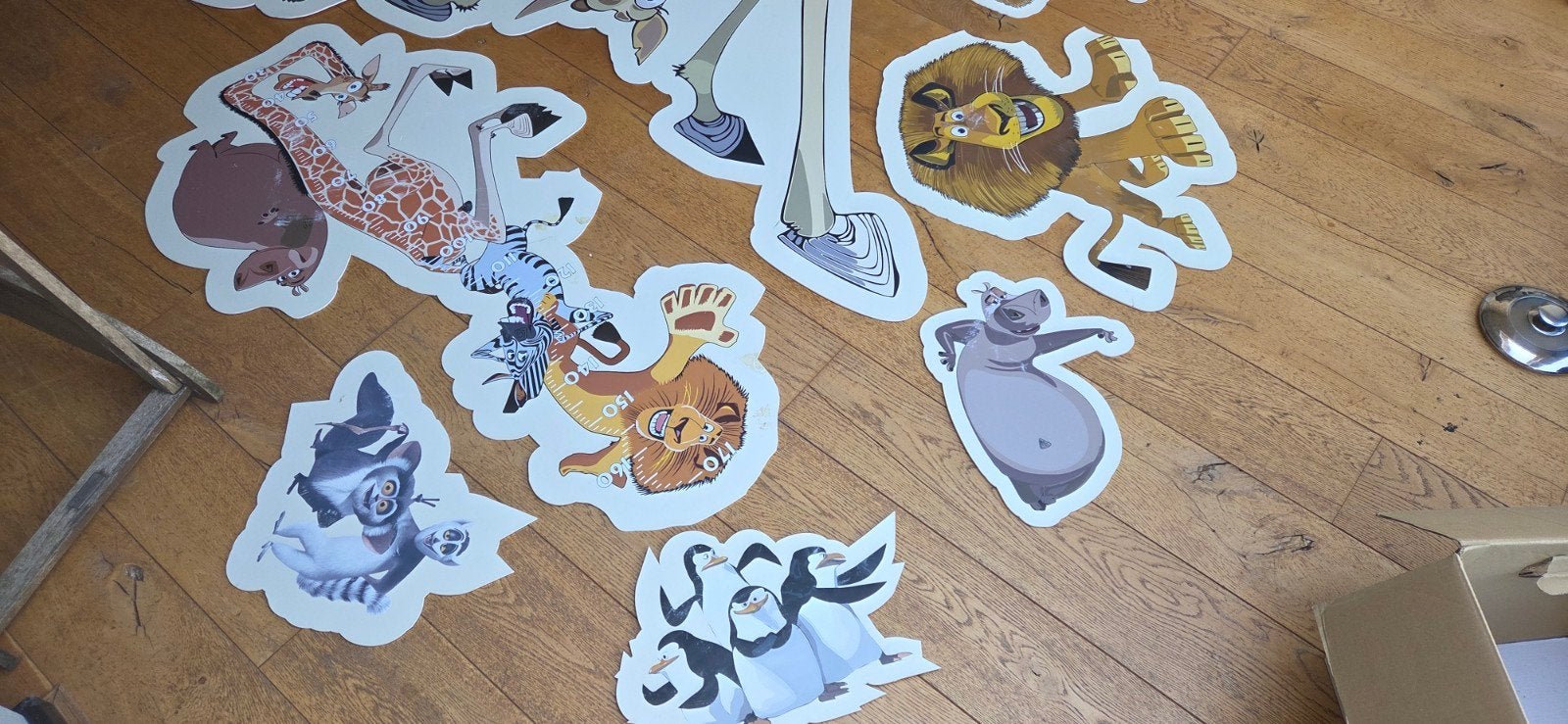 Madagascar Muurstickers - Complete Set, Ophalen, Gebruikt, Wild dier, Overige typen