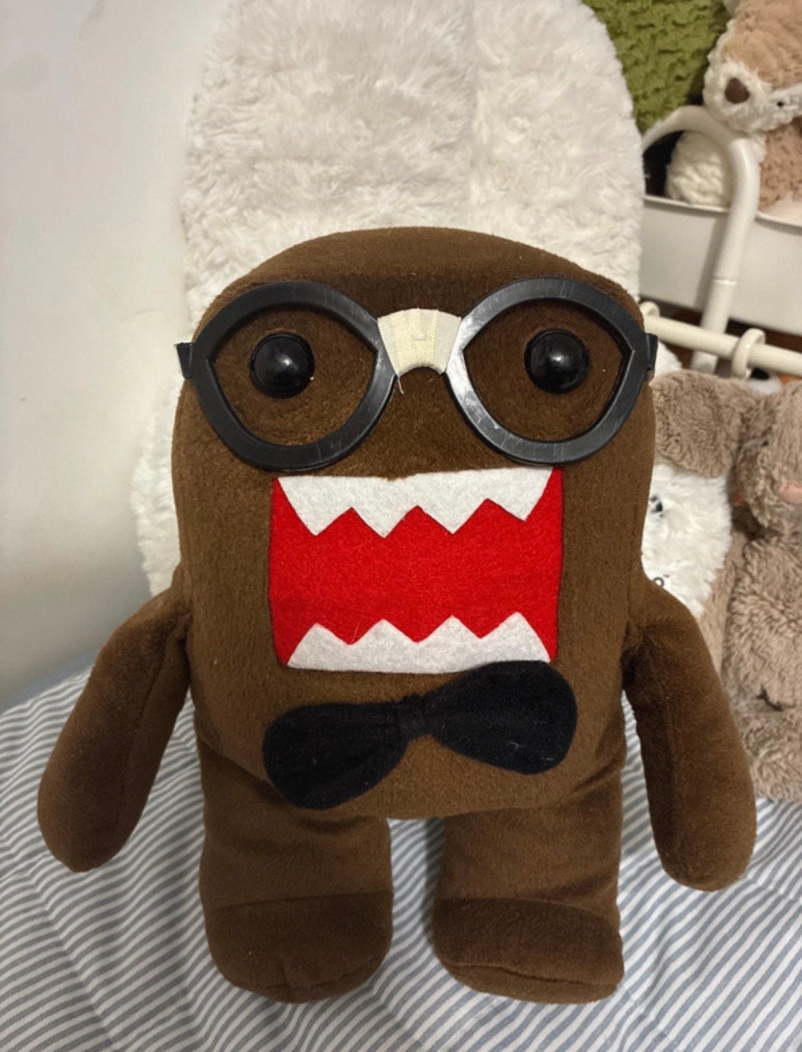 rare domo nerd knuffel, Overige merken, Overige karakters, Overige typen, Ophalen of Verzenden
