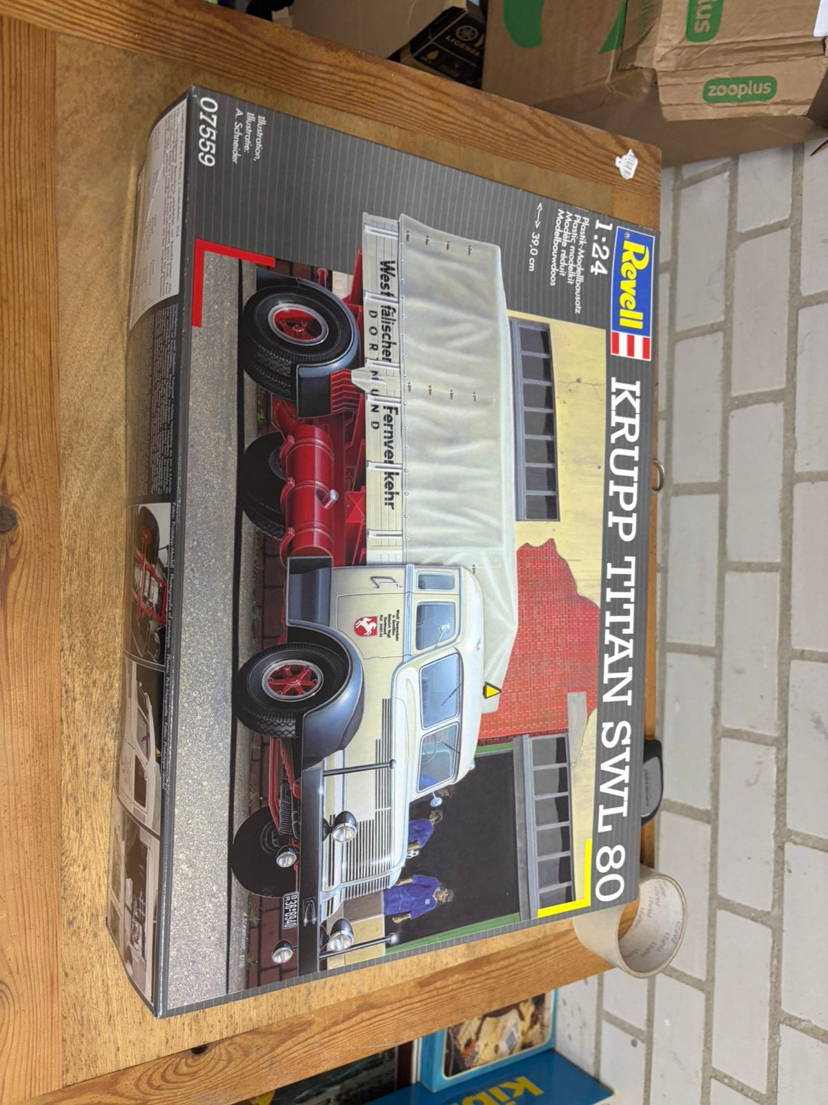 Revell krupp titan swl 80 1:24 07559, Auto, Revell, Groter dan 1:32, Ophalen of Verzenden