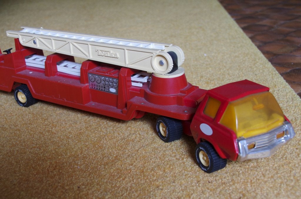 Tonka Ladderwagen, Ophalen, Gebruikt
