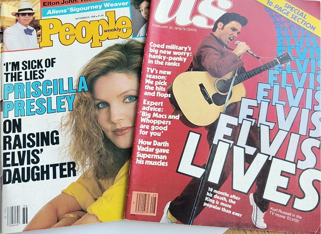 2 oude Elvis Presely tijdschriften Amerikaans !!, Ophalen of Verzenden