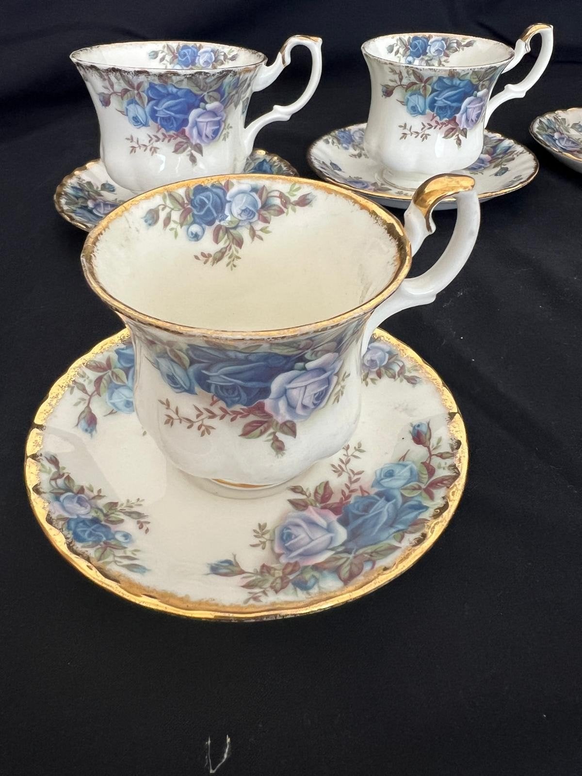 Royal Albert Moonlight Rose theekopjes en schotels, Ophalen of Verzenden
