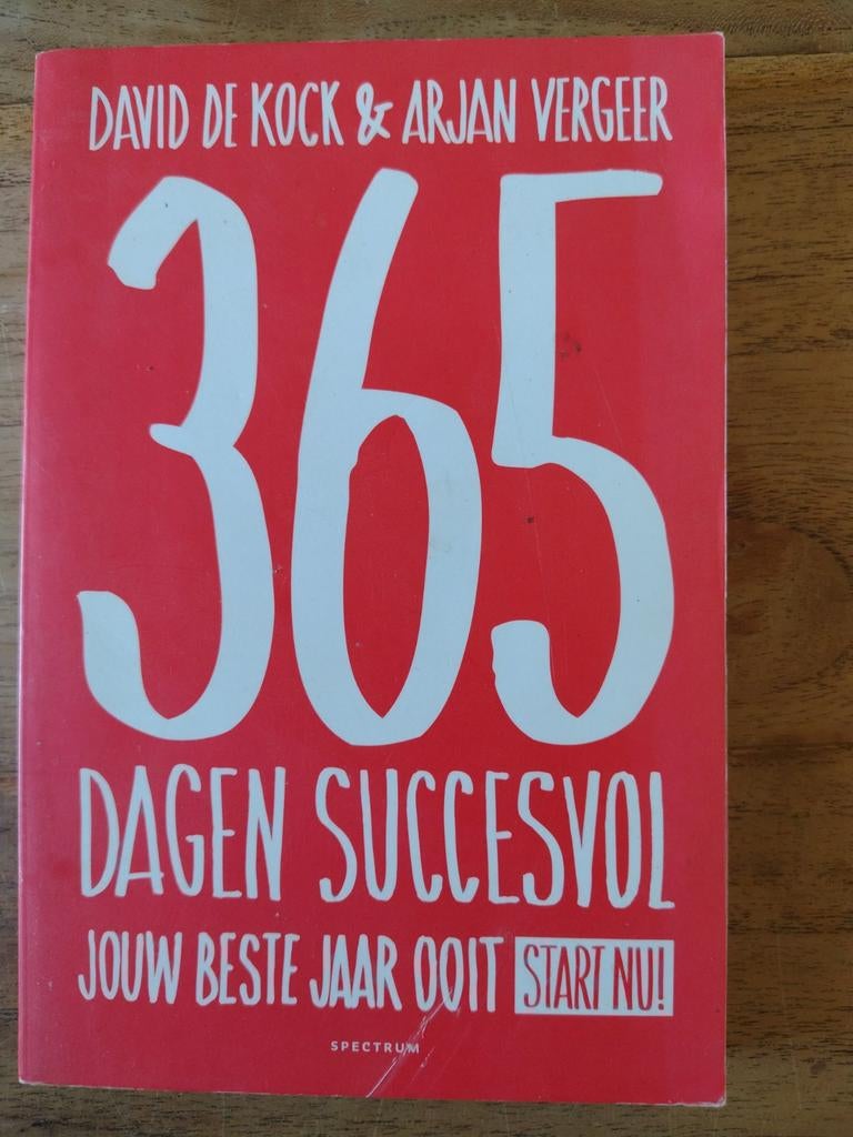 Arjan Vergeer - 365 dagen succesvol, Ophalen of Verzenden, Zo goed als nieuw, Arjan Vergeer; David de Kock