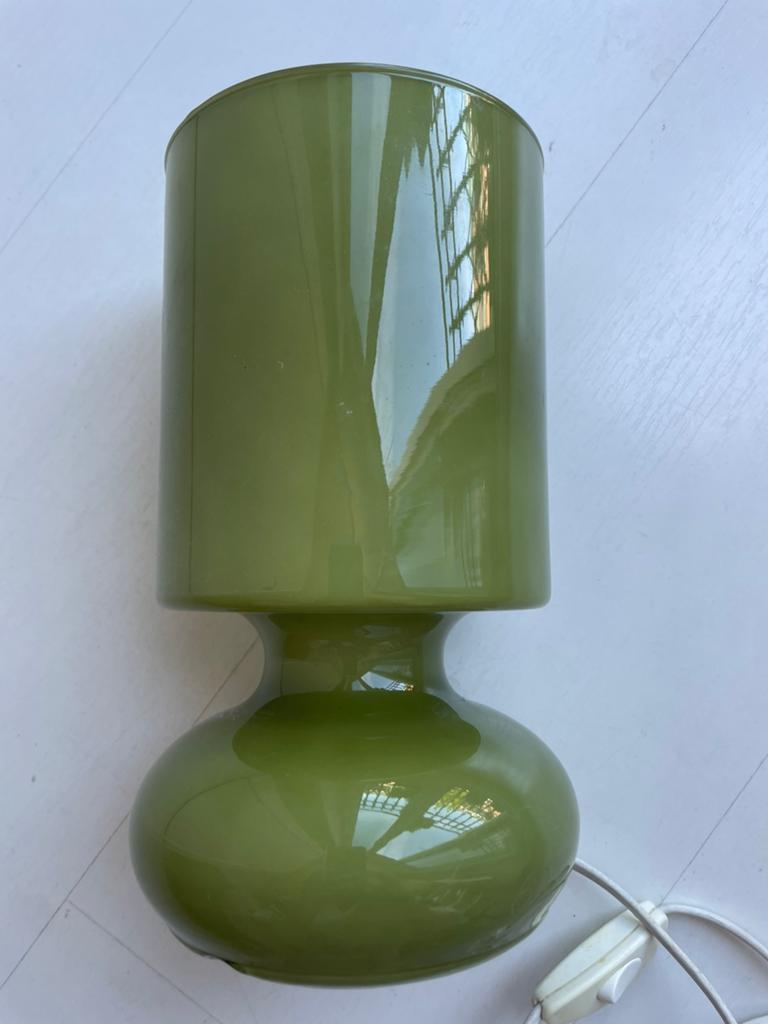 Vintage Ikea Lykta tafellamp, Ophalen of Verzenden, Zo goed als nieuw, Glas, Minder dan 50 cm