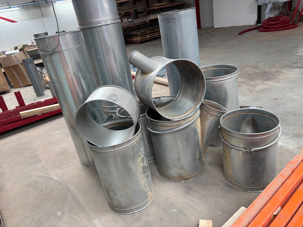 Afzuiging buizen, Doe-het-zelf en Verbouw, Ventilatie en Afzuiging, Ophalen, Gebruikt, Afzuiger