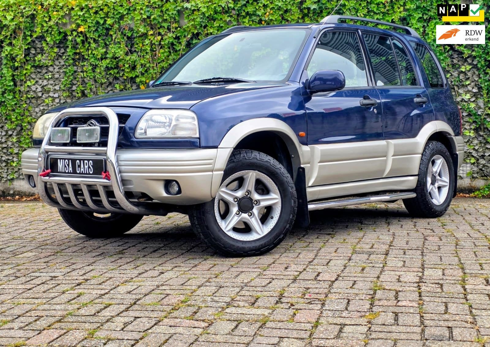 Suzuki Grand Vitara 2.5 V6 Automaat 4x4 Trekhaak Airco cruis, Auto's, Suzuki, Gebruikt, Zwart, Origineel Nederlands, Vierwielaandrijving