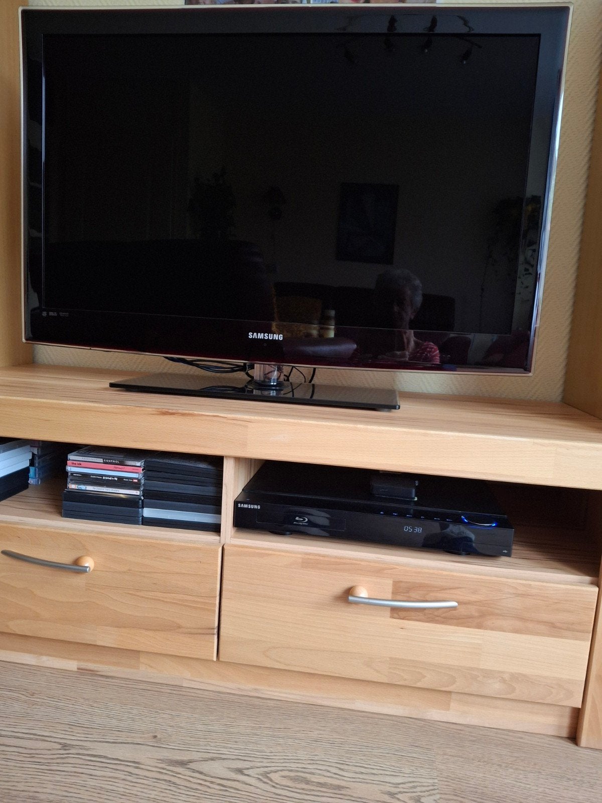 samsung led tv 48 inch, Ophalen, Gebruikt, 100 tot 150 cm, Glas