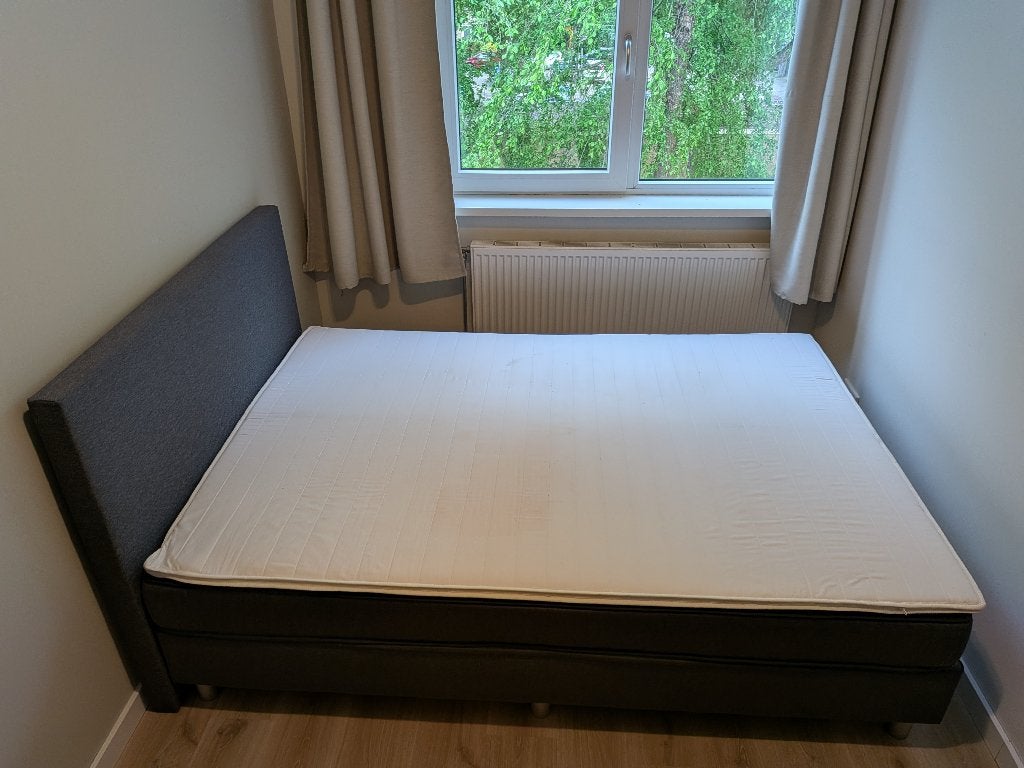 Boxspring 200 x 140 cm, Ophalen, Gebruikt, Tweepersoons, 140 cm