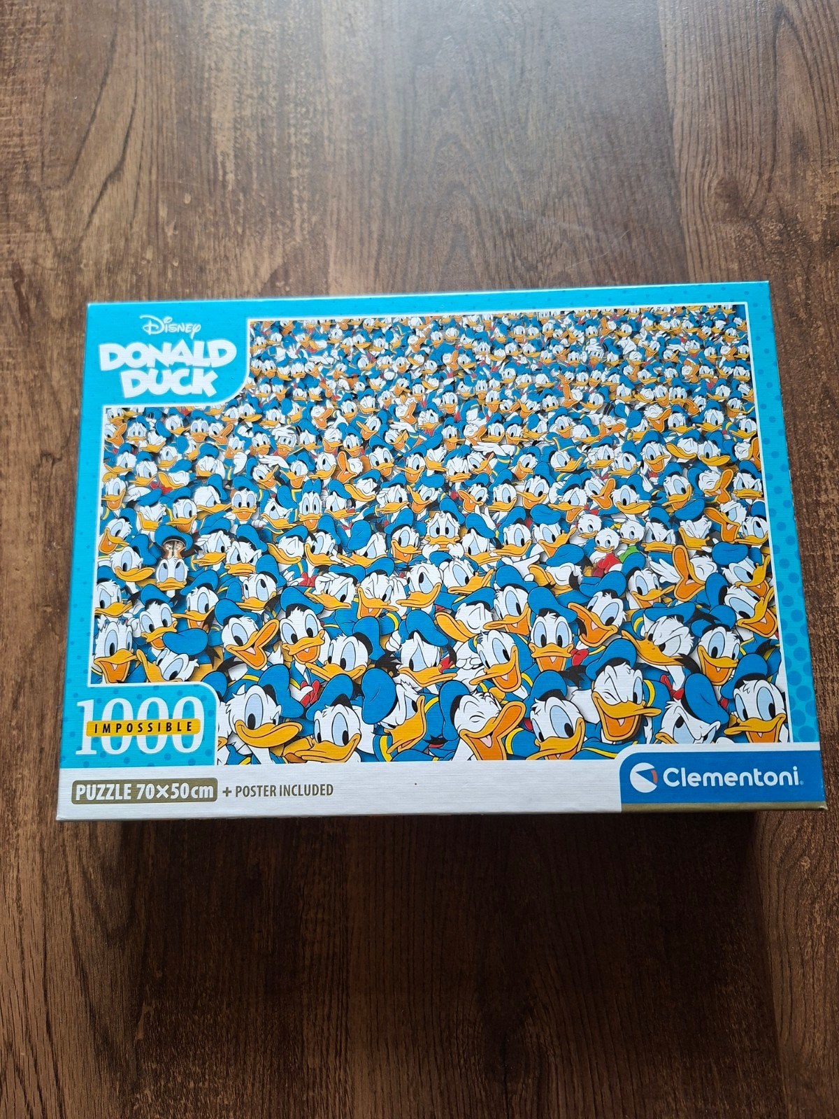 Clementoni Disney Donald Duck Legpuzzel 1000 stukjes, Ophalen of Verzenden, 500 t/m 1500 stukjes, Zo goed als nieuw, Legpuzzel