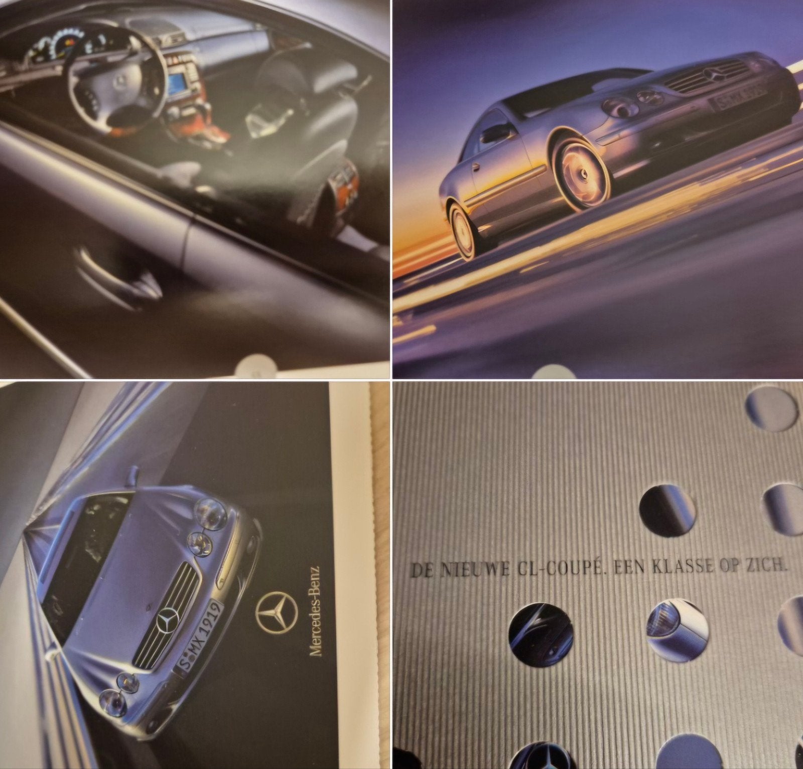 2001Nederlands Mercedes C215 S klasse coupé CL500 600 folder, Ophalen of Verzenden, Zo goed als nieuw, Mercedes