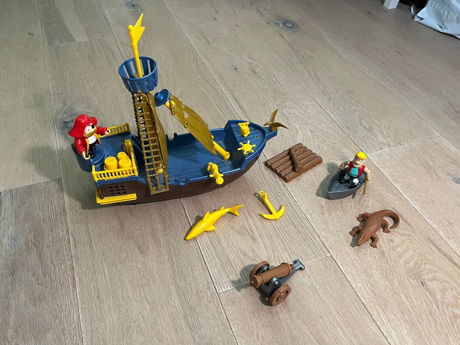 Piratenschip met accessoires, Ophalen, Gebruikt, Jongen of Meisje