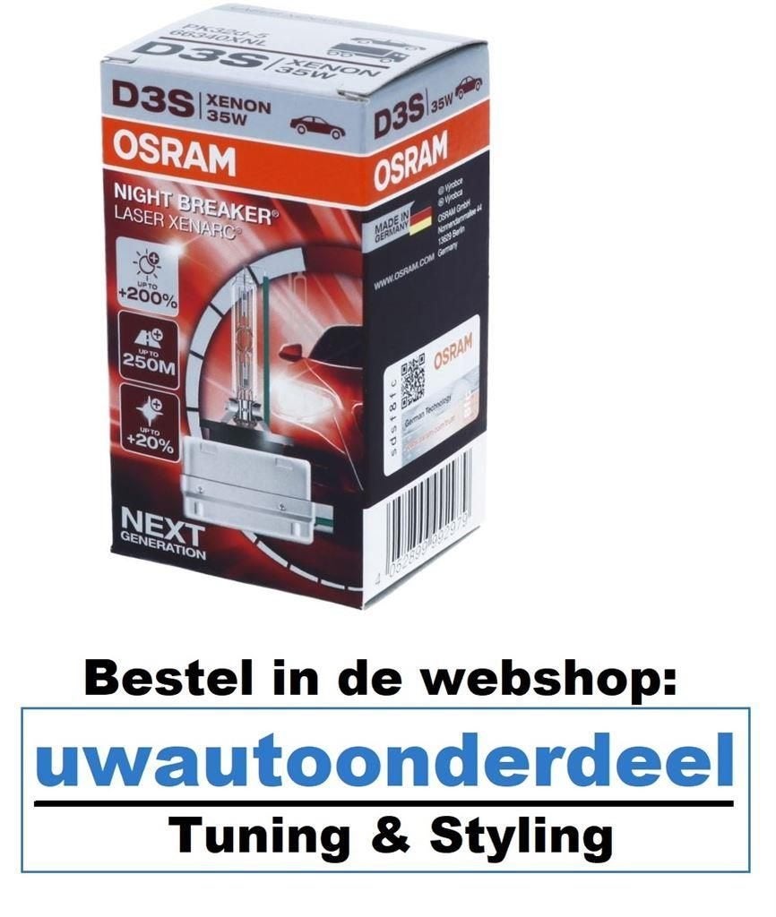 OSRAM D3S 66340XNL NIGHT BREAKER LASER Xenon Lamp, A.parts@hotmail.nl, Trasmolenlaan 12 3447 GZ Woerden, Verzenden, Nieuw