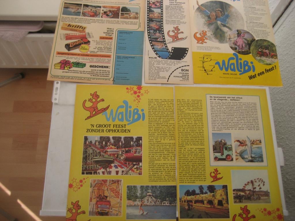 walibi reclame knipsels, Verzamelen, Ophalen of Verzenden, 1980 tot heden, Nederland, Knipsel(s)