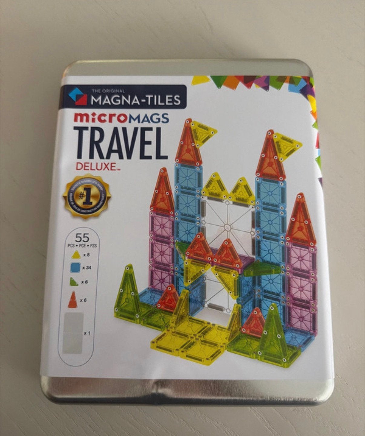 Magna-Tiles deluxe travelset, Kinderen en Baby's, Speelgoed | Educatief en Creatief, Ophalen, Zo goed als nieuw