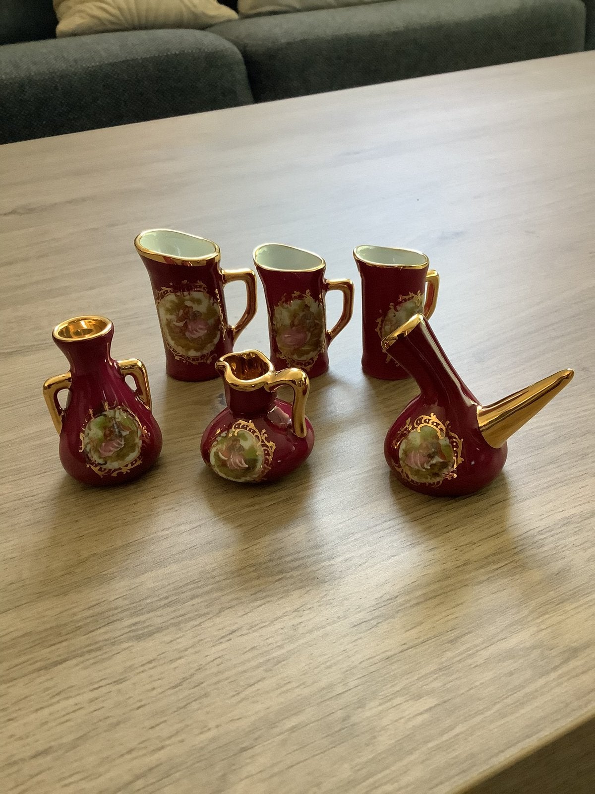Setje miniatuur Limoges porselein, Ophalen of Verzenden