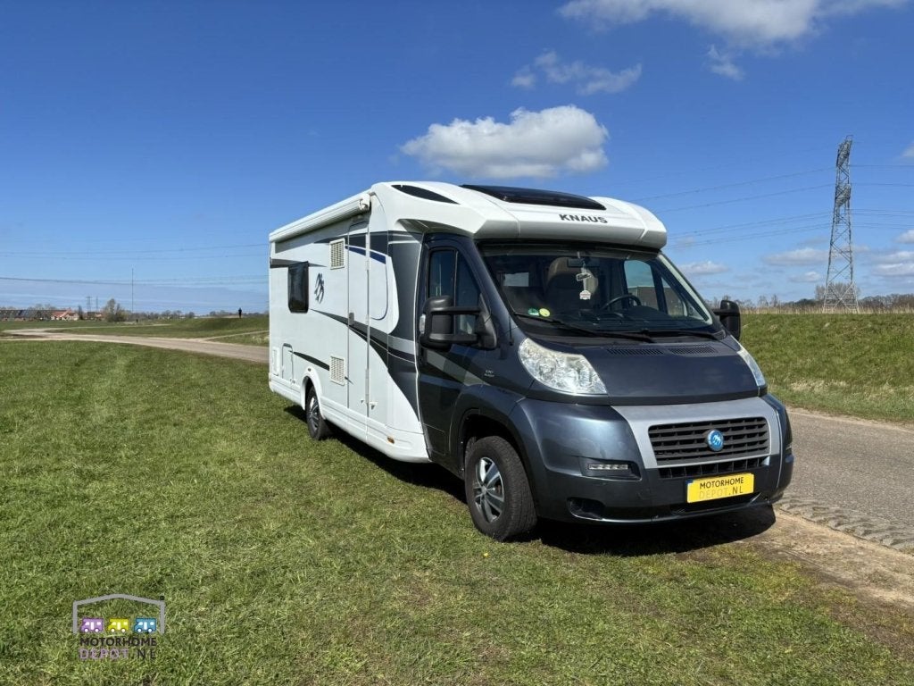 Knaus Sky TI 700 MEB | 2015 | Lengte bedden | 2x Airco, Niet ingevuld, Ringverwarming, Fiat, Startonderbreker
