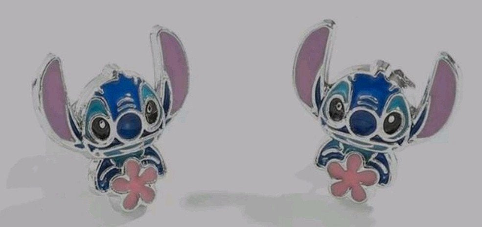 Stitch oorbellen NIEUW, Sieraden, Tassen en Uiterlijk, Kindersieraden, Ophalen of Verzenden, Nieuw, Overige kleuren, Oorbellen